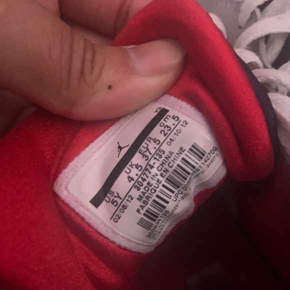 USED Air Jordan 7 “Olympic” Size 5Y/6.5w - Picture 7 of 8